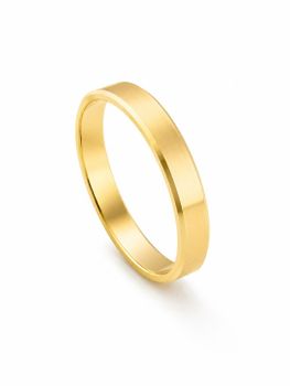 Złota obrączka 333 płaska z fazą 4 mm – klasyczna obrączka ślubna.jpg